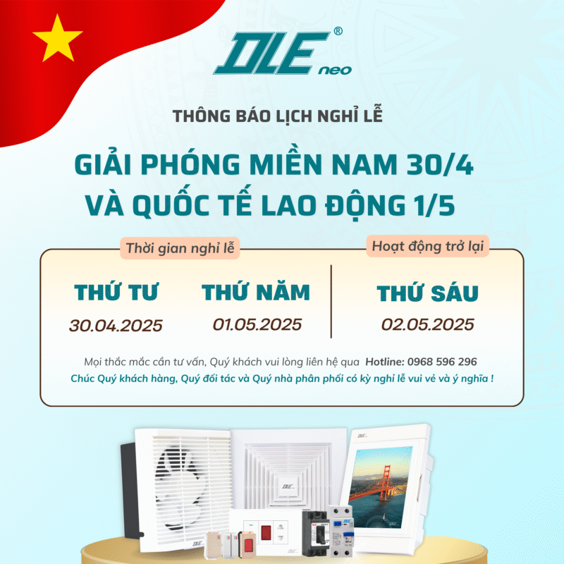 THÔNG BÁO NGHỈ LỄ GIẢI PHÓNG MIỀN NAM 30/4 VÀ QUỐC TẾ LAO ĐỘNG 1/5